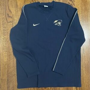 Nike Charleston Southern Univ Buccaneers Navy Waffle Thermal Pullover Size Large